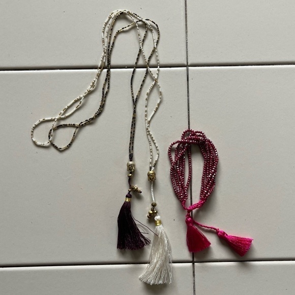 Crystal Beaded Buddha Charm Necklace and Bracelet Bundle - Picture 1 of 5